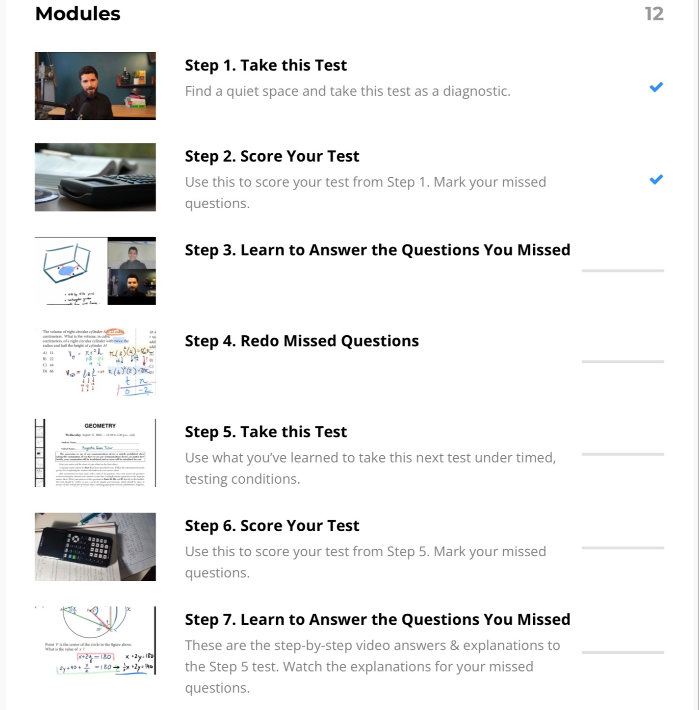 Self-paced Regents course